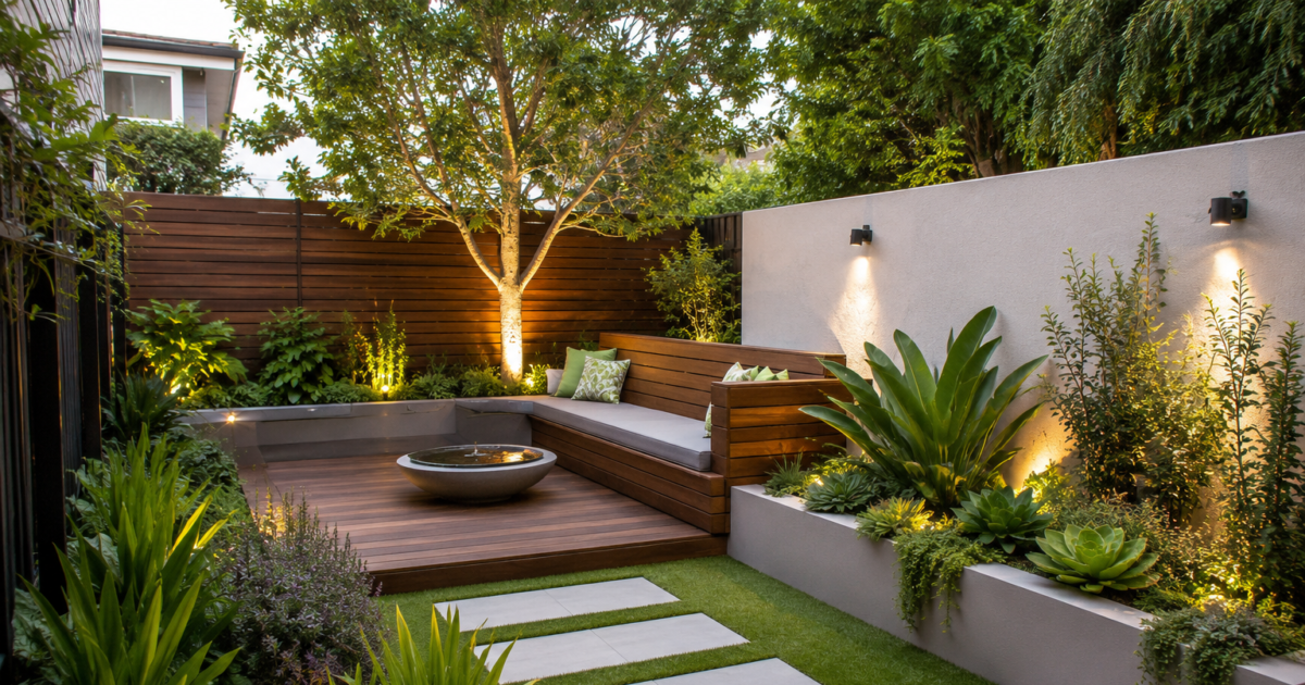 Small backyard landscaping