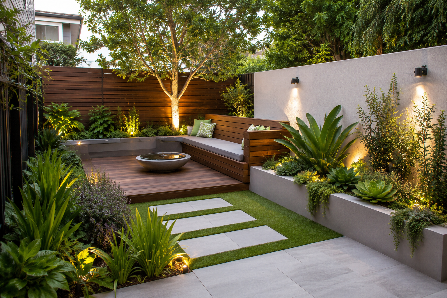 Small backyard landscaping